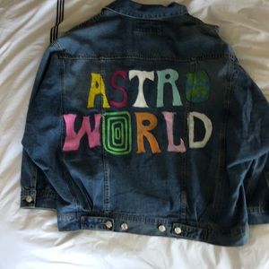 astroworld jeans jacket